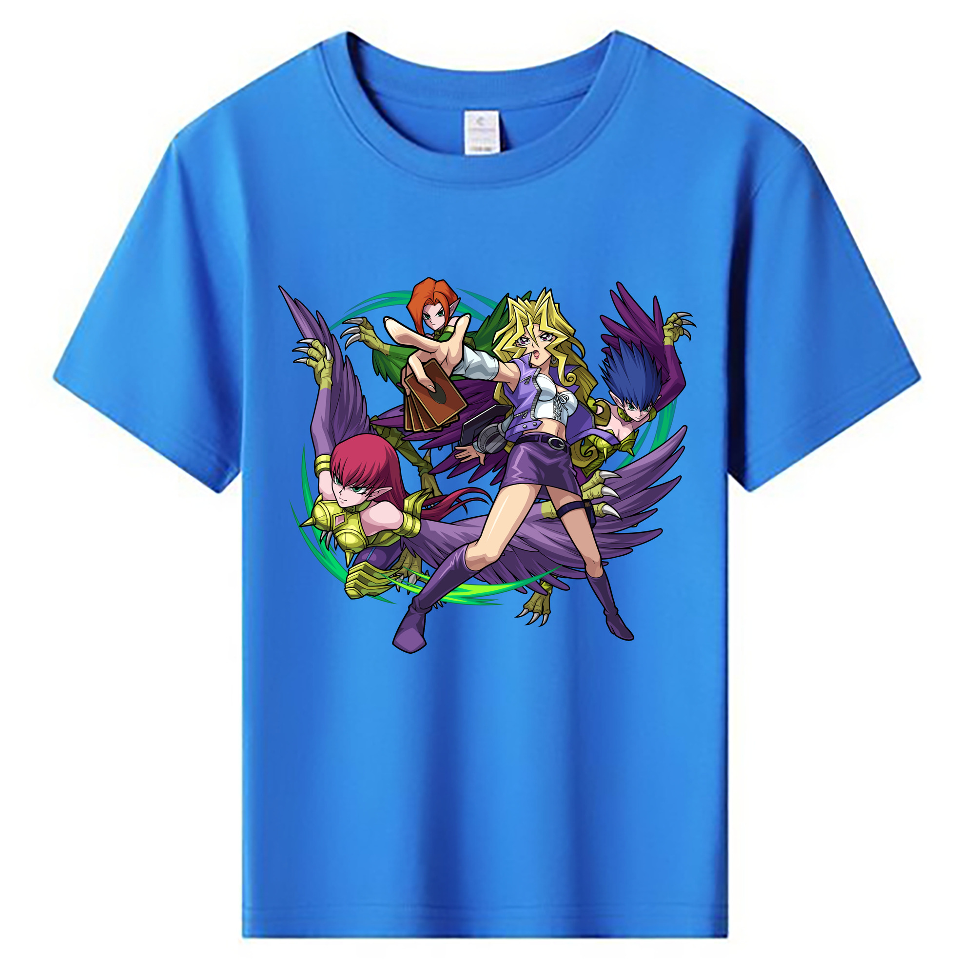 （画像用） 遊☆戯☆王 Yu-Gi-Oh! 綿100％キッズTシャツ（フロントプリント）